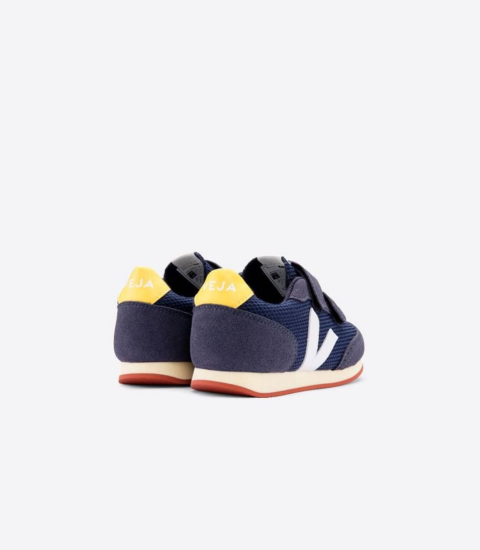 Veja Arcade B-mesh Kids' Trainers NAUTICO WHITE BUTTER SOLE | LWP463795