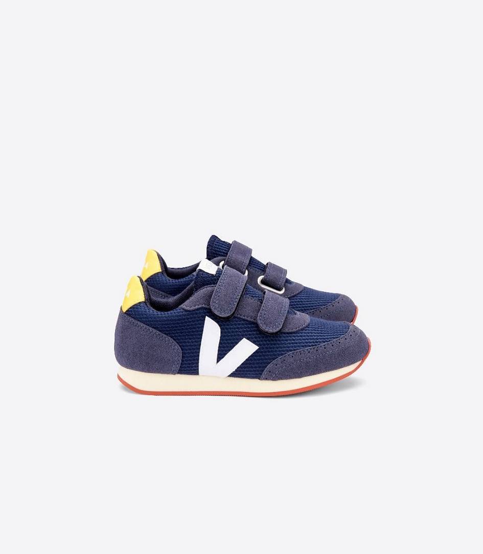 Veja Arcade B-mesh Kids\' Trainers NAUTICO WHITE BUTTER SOLE | LWP463795