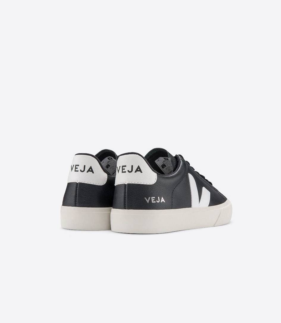 Veja Campo Chromefree Men's Trainers Black White | FMT829045