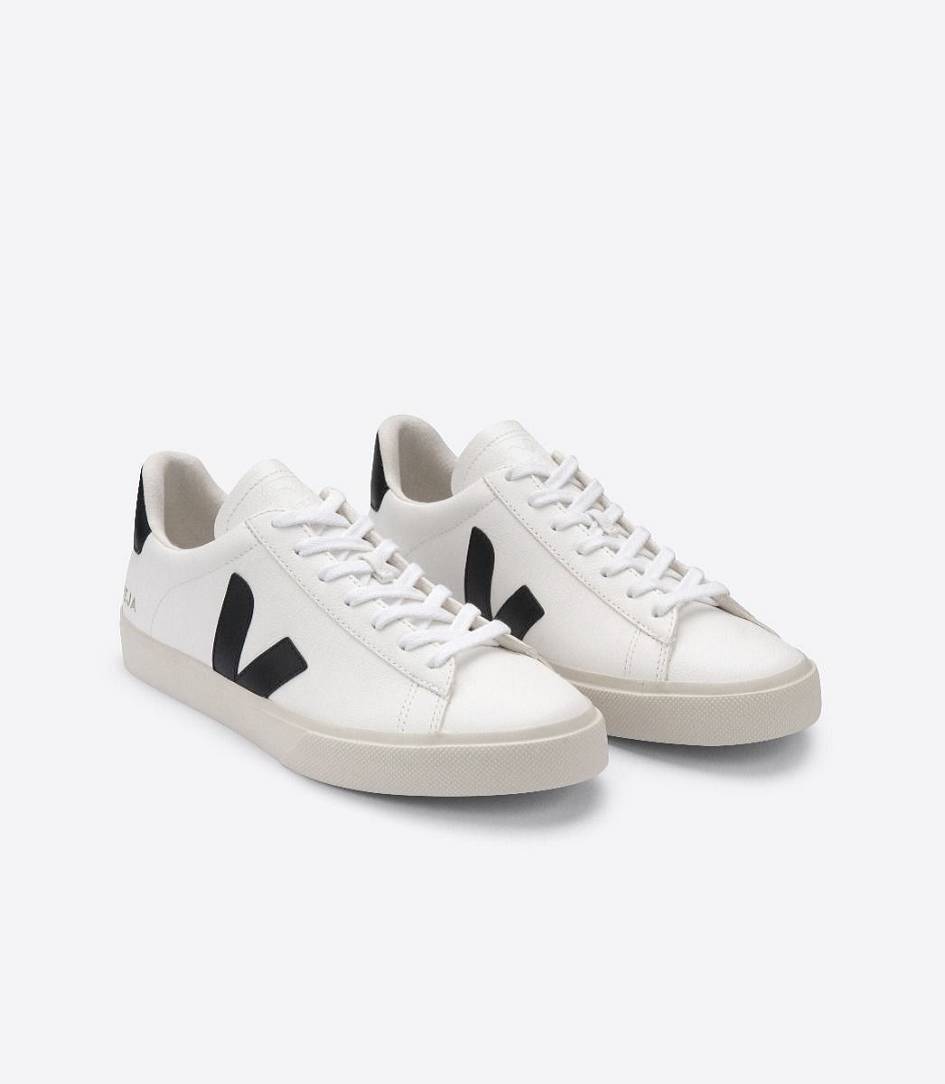 Veja Campo Chromefree Women's Sneakers White Black | JEF356487