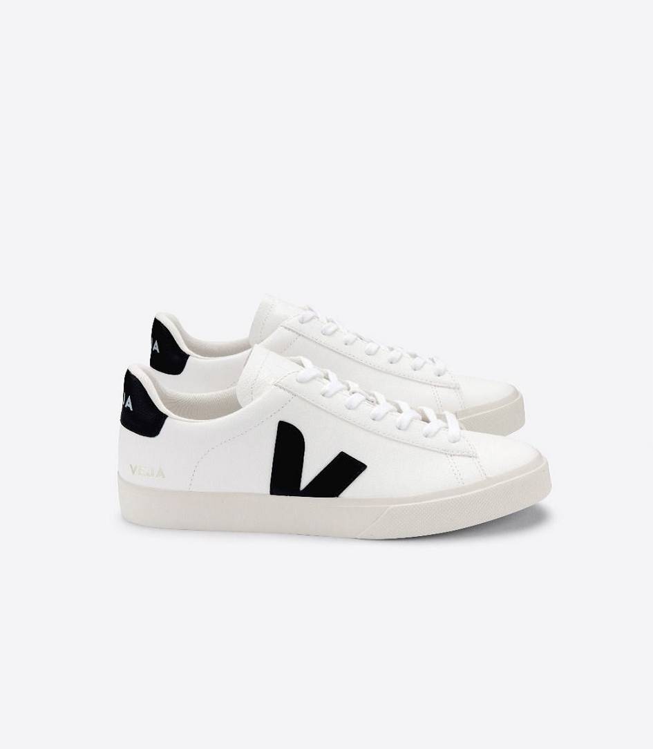 Veja Campo Chromefree Women\'s Sneakers White Black | JEF356487