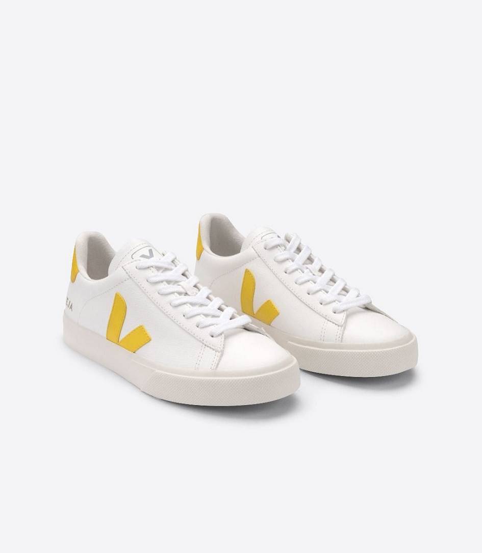 Veja Campo Chromefree Women's Sneakers White Tonic | PHO018973