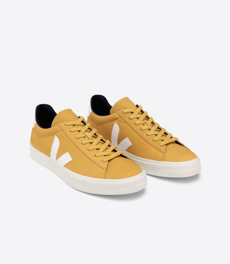 Veja Campo Nubuck Women's Trainers Moutarde White | HLE675219