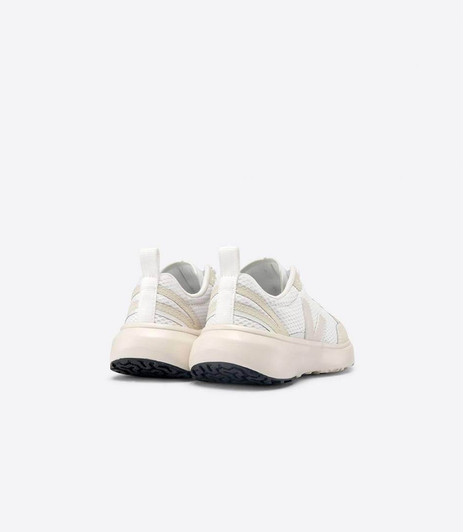 Veja Canary Elastic Lace Kids' Trainers White Pierre | GJQ526314