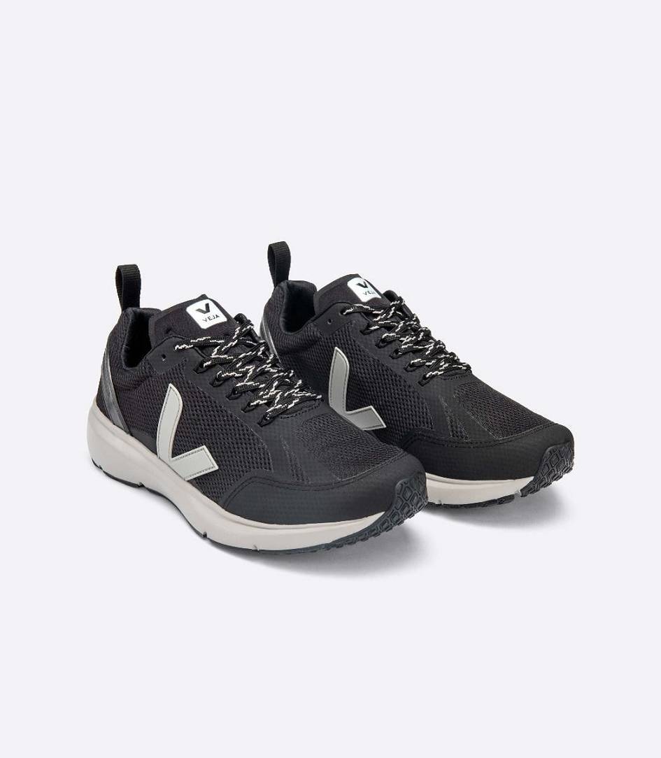 Veja Condor 2 Alveomesh Men's Runners Black Oxford Grey Sole | CBV960234