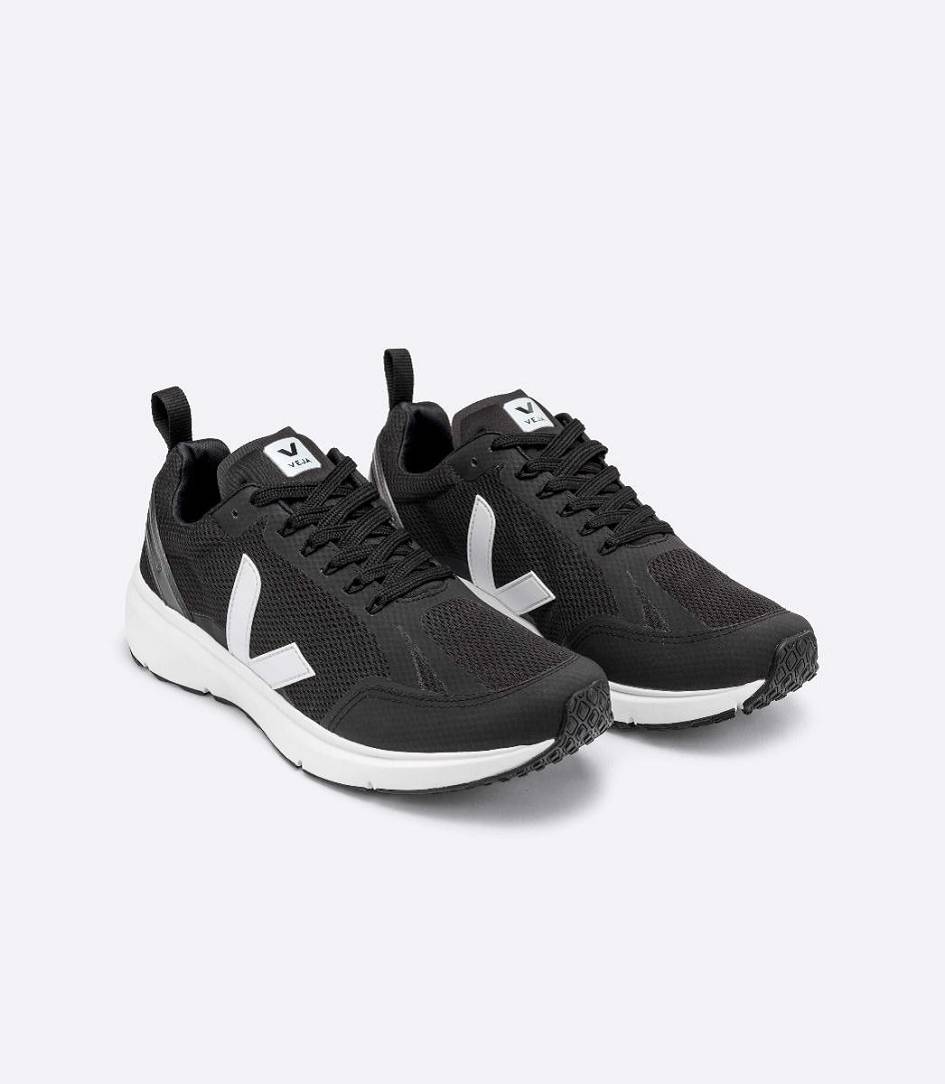 Veja Condor 2 Alveomesh Women's Runners Black White | YTN085394