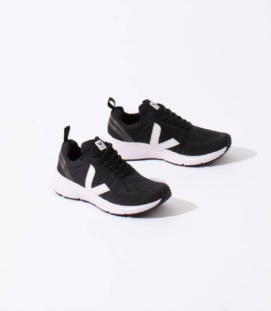 Veja Condor 2 Alveomesh Women's Runners Black White | YTN085394