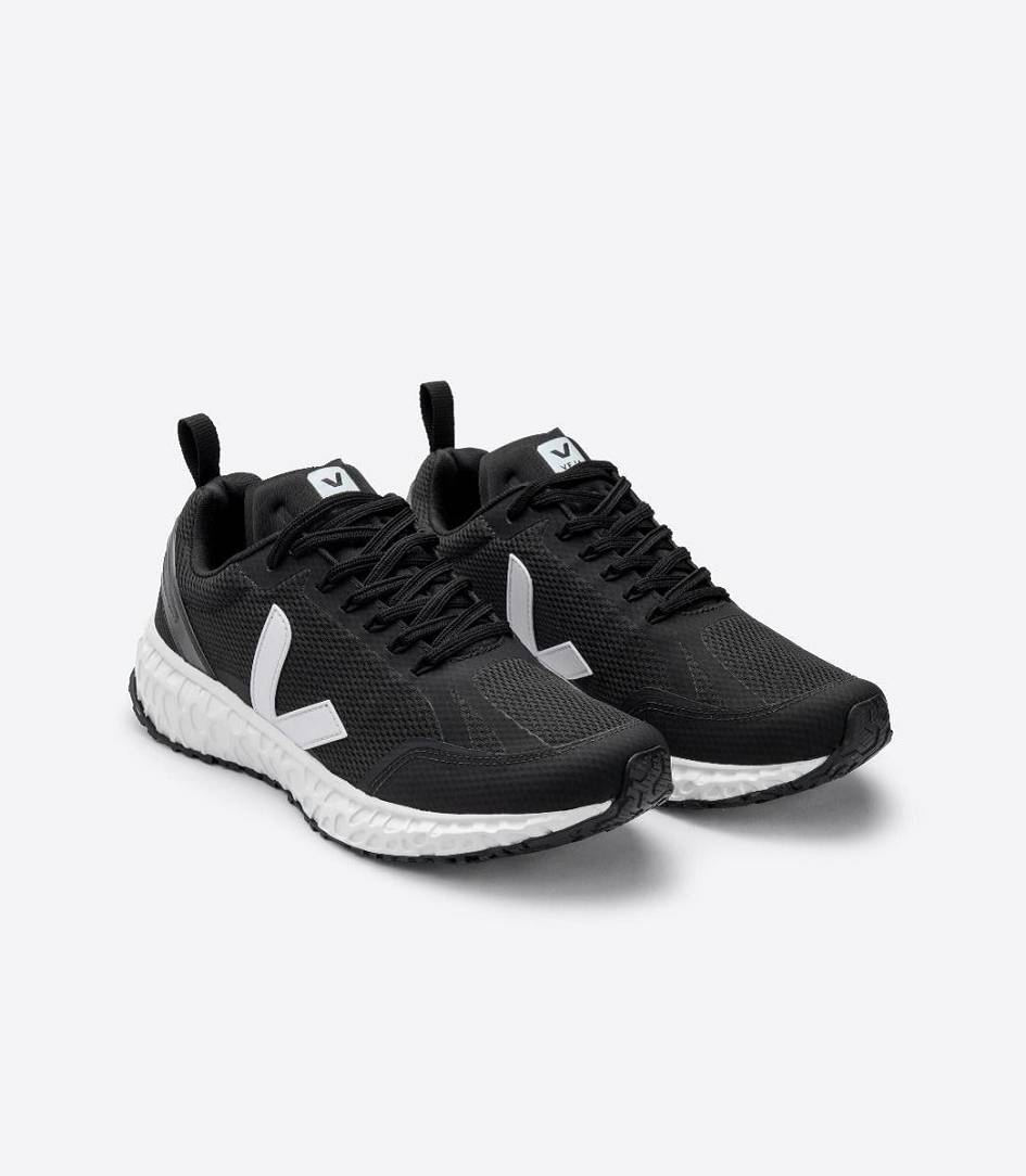 Veja Condor Mesh Men's Runners Black White | TFY483569