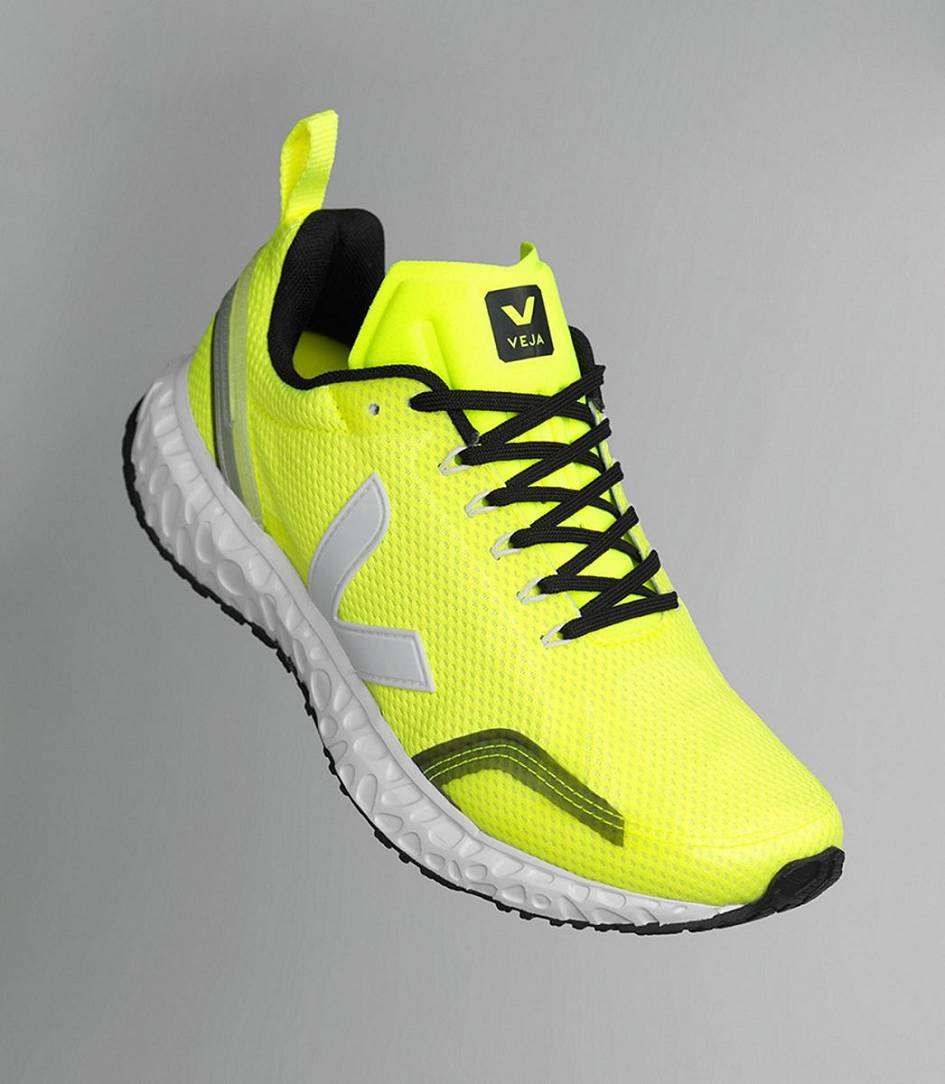 Veja Condor Mesh Men's Runners Jaune Fluo White | RWN421305