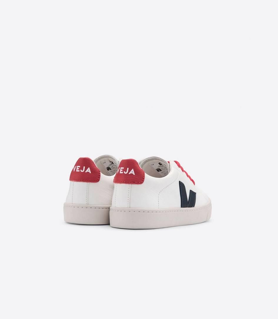 Veja Esplar Lace Chromefree Kids' Sneakers White Nautico Pekin | CNX854239