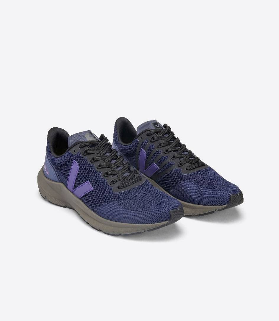 Veja Marlin V-knit Men's Runners Nil Purple Kaki-Sole | EOJ852796