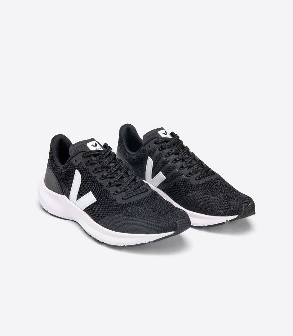 Veja Marlin V-knit Women's Runners Black White | NEH287694