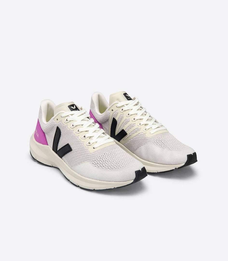 Veja Marlin V-knit Women's Runners Chalk Black Ultraviolet | YFC306784