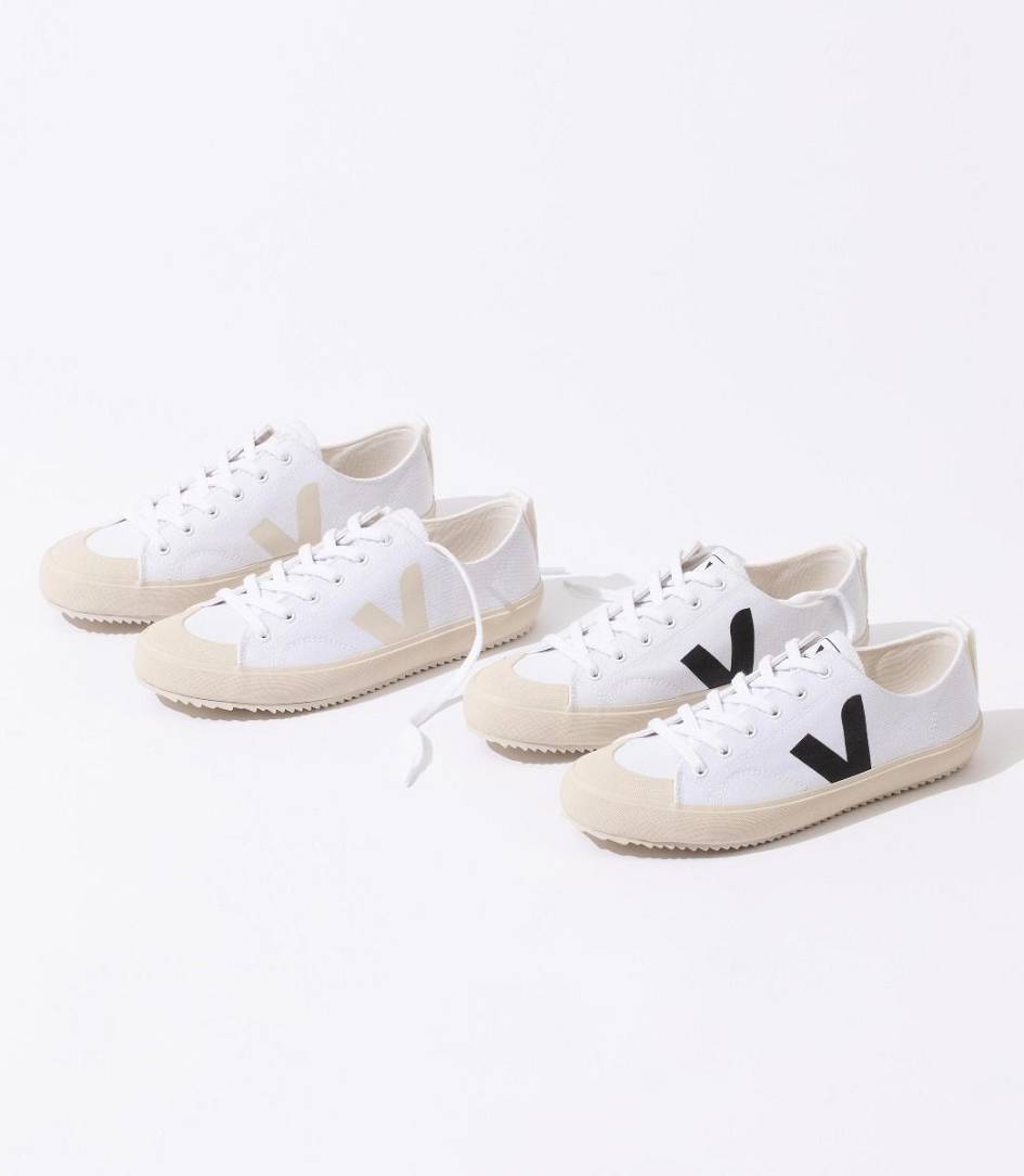 Veja Nova Canvas Men's Sneakers White Black | AHT265834