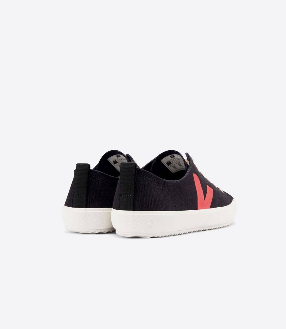 Veja Nova Canvas Women's Sneakers Black Pekin | UBY317905