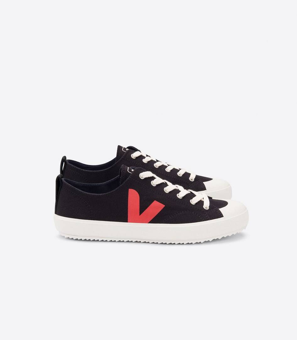 Veja Nova Canvas Women\'s Sneakers Black Pekin | UBY317905