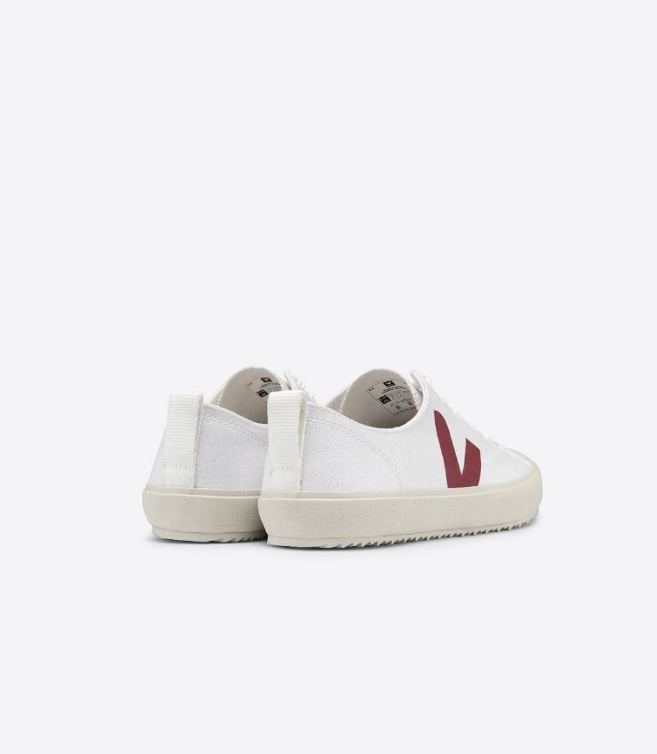 Veja Nova Canvas Women's Sneakers White Marsala | JOA593076