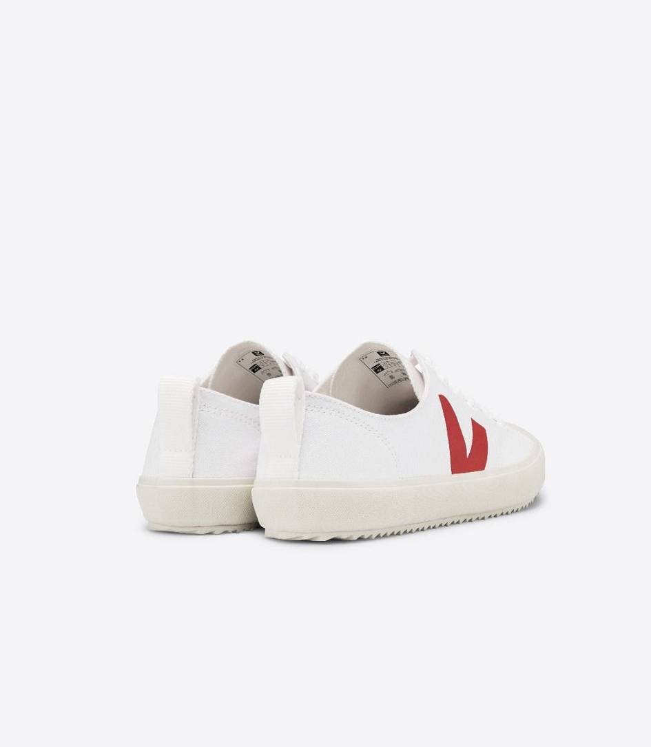 Veja Nova Canvas Women's Trainers White Pekin | NRO810694