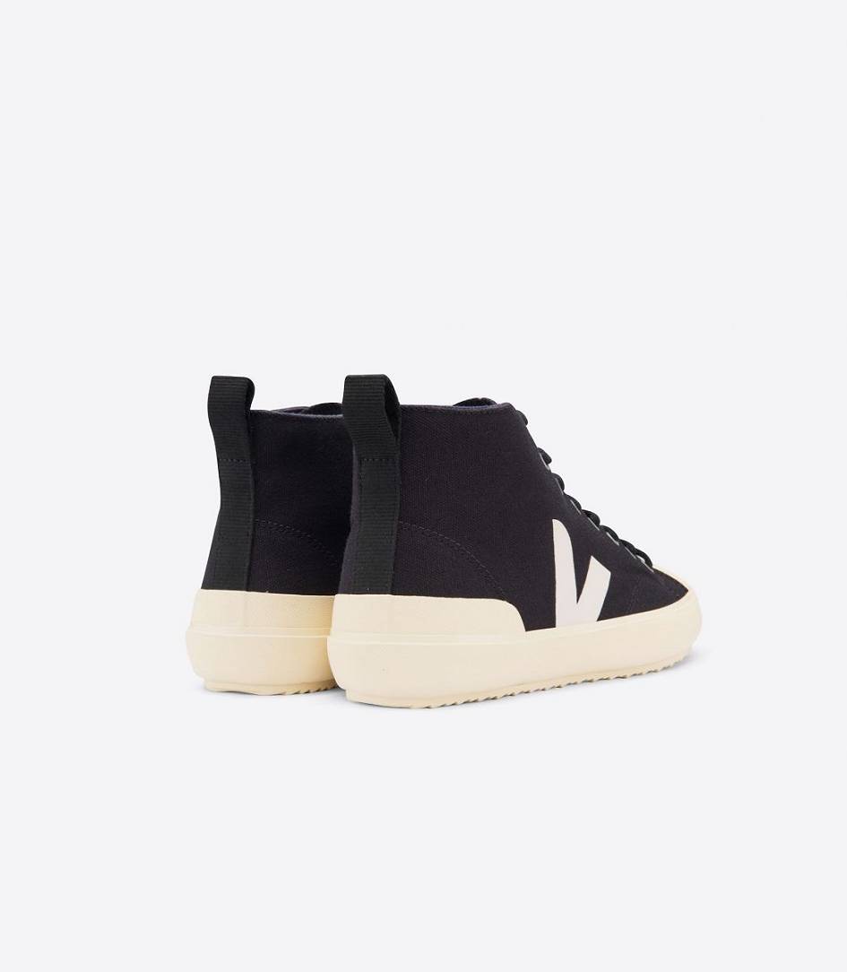 Veja Nova Ht Canvas Men's Sneakers Black Butter Sole | NIU971403