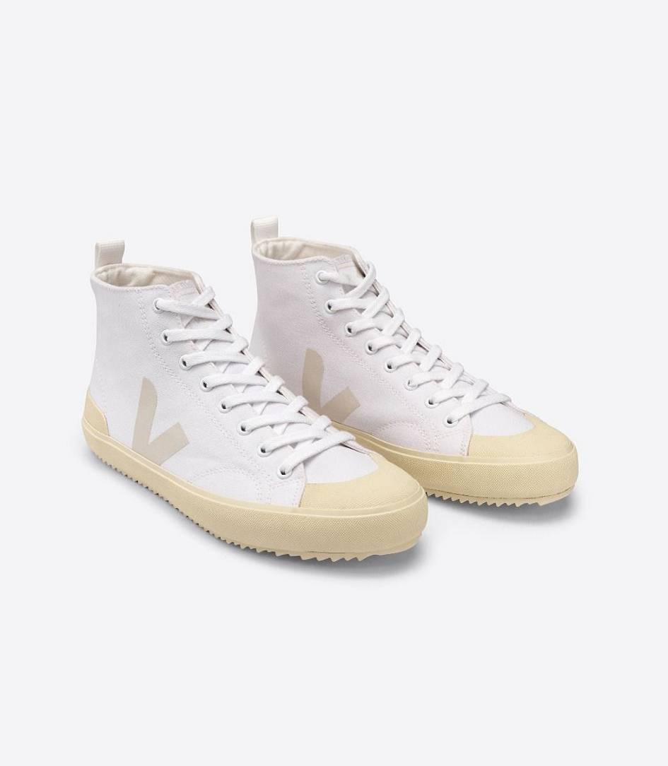 Veja Nova Ht Canvas Men's Sneakers White Butter-Sole | XWI865279