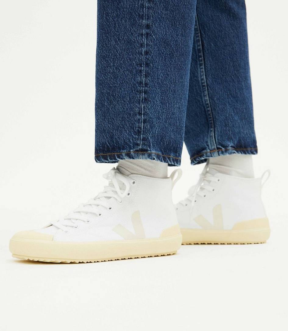 Veja Nova Ht Canvas Men's Sneakers White Butter-Sole | XWI865279