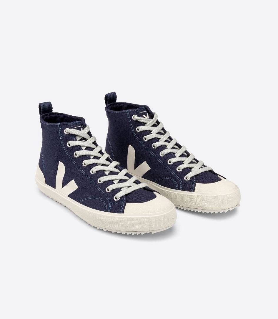 Veja Nova Ht Canvas Men's Trainers Marine Pierre | NMI893526