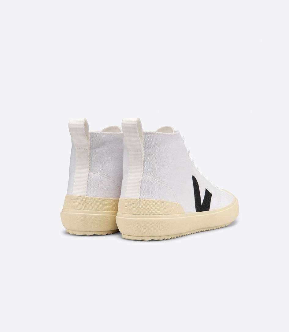 Veja Nova Ht Canvas Women's Trainers White Black Butter Sole | TSX846903