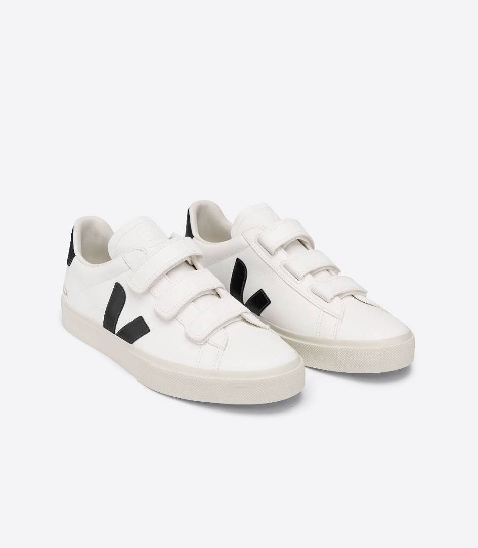 Veja Recife Chromefree Men's Sneakers White Black | FME685721