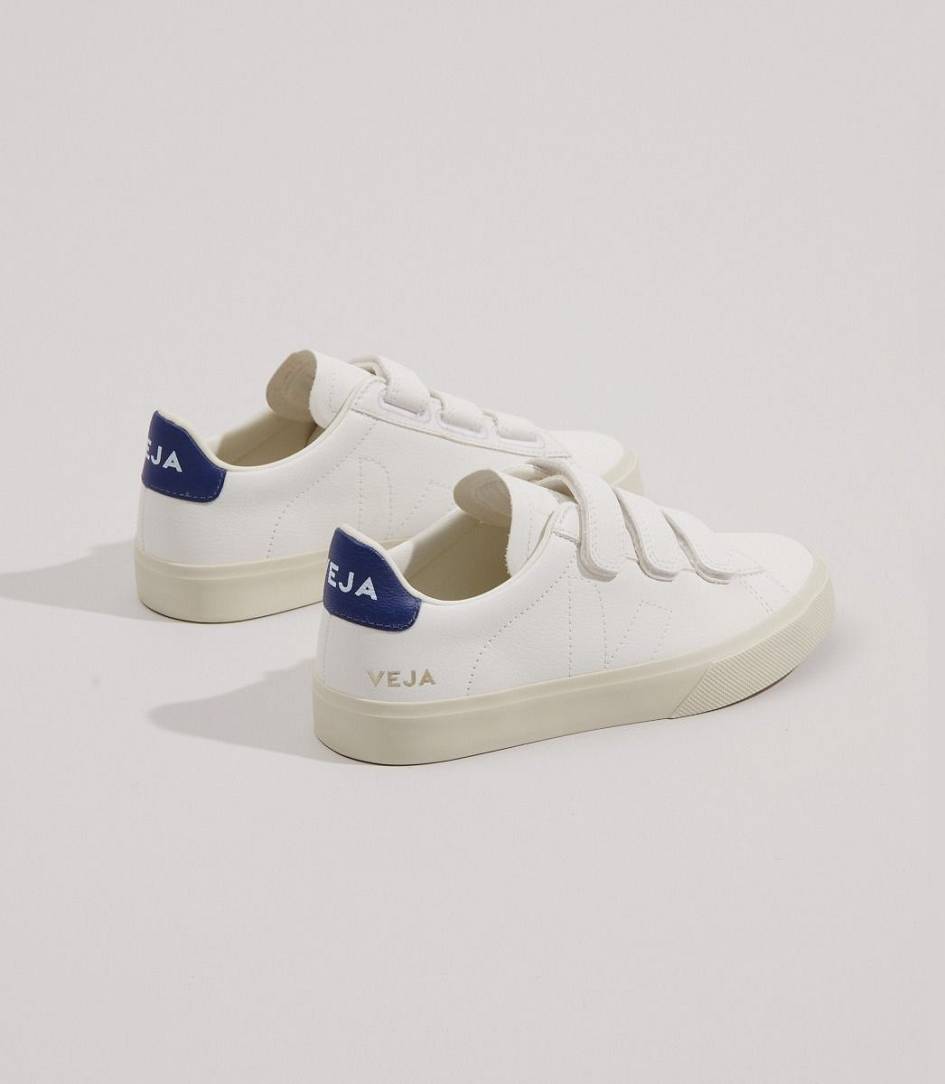 Veja Recife Chromefree Men's Sneakers White Cobalt | KSP760524