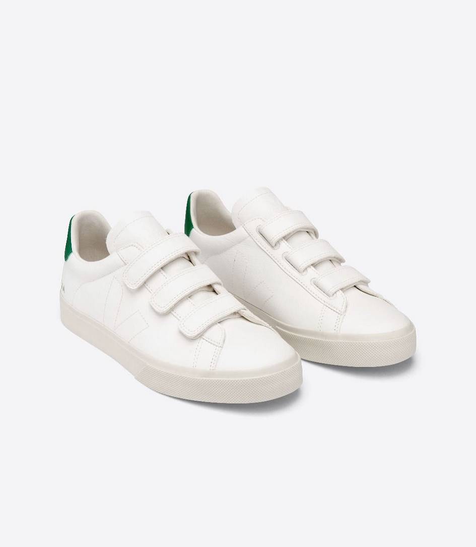 Veja Recife Chromefree Women's Sneakers White Emeraude | AIX297586