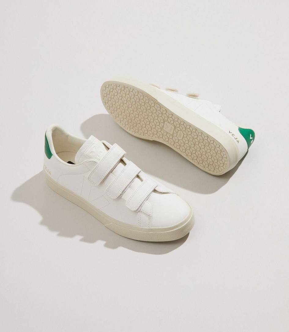 Veja Recife Chromefree Women's Sneakers White Emeraude | AIX297586