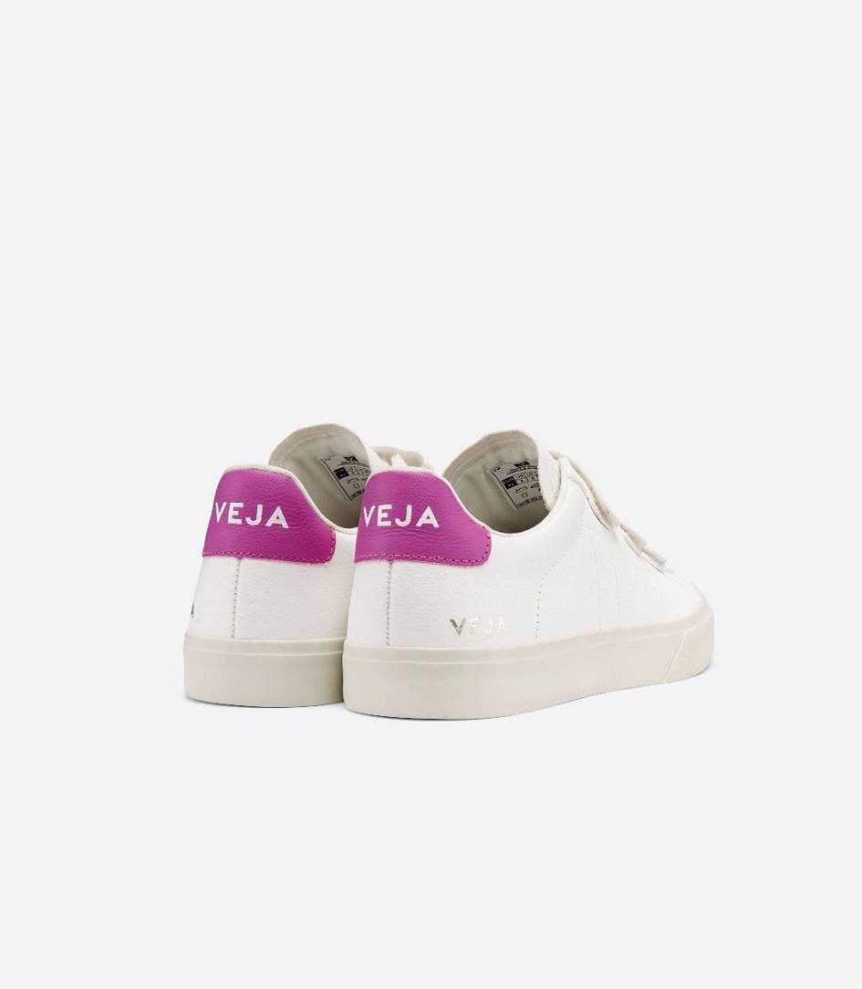 Veja Recife Chromefree Women's Sneakers White Ultraviolet | YQE290746