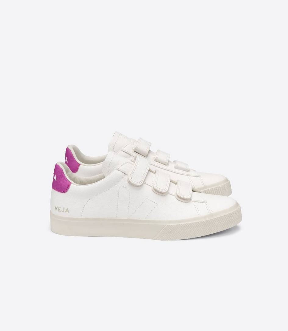 Veja Recife Chromefree Women\'s Sneakers White Ultraviolet | YQE290746