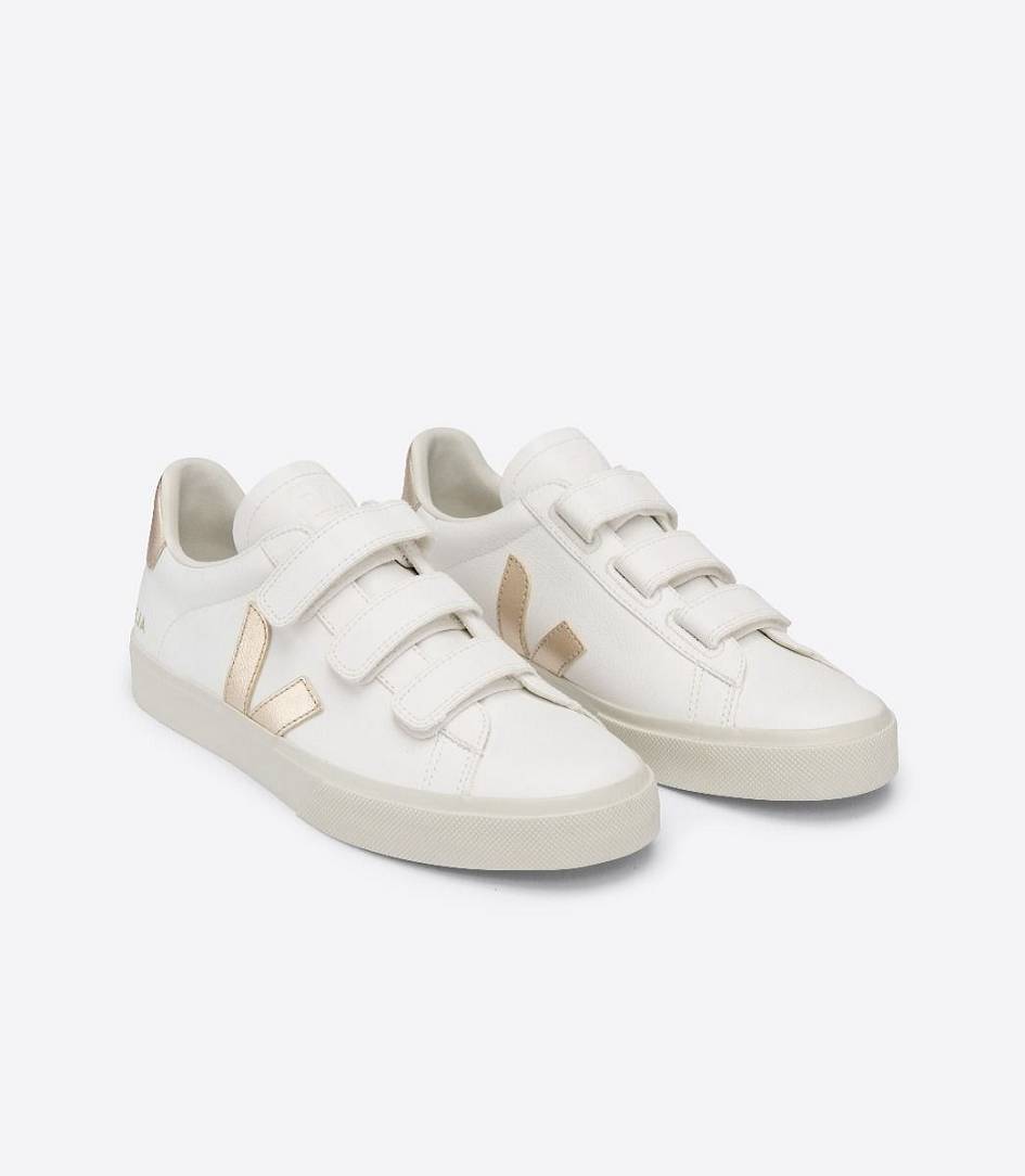 Veja Recife Chromefree Women's Trainers White Platine | VQU125397