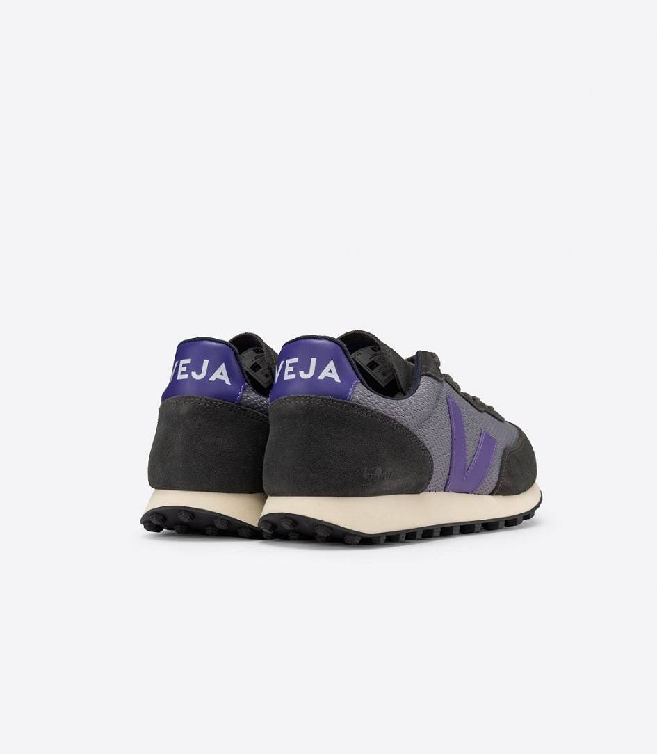 Veja Rio Branco Alveomesh Men's Sneakers Concrete Purple | INW093578