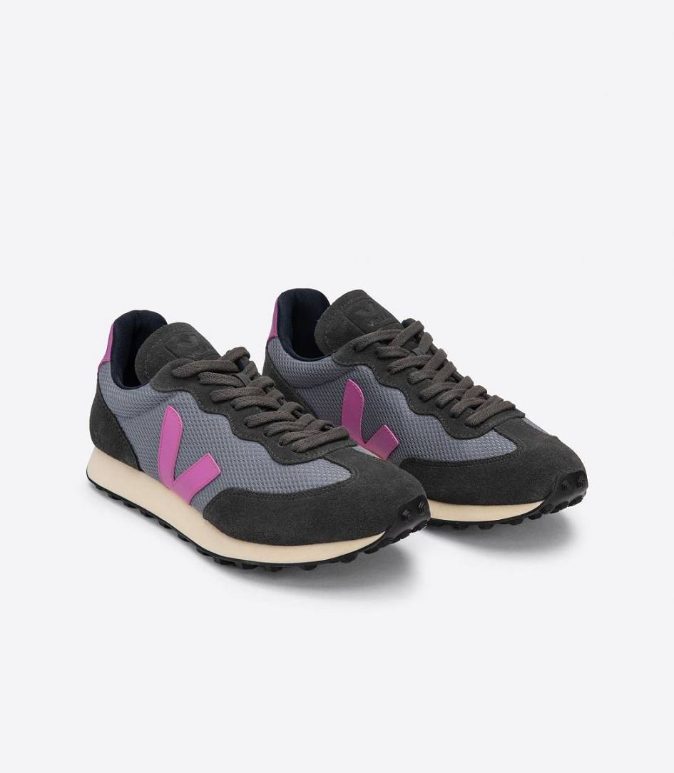 Veja Rio Branco Alveomesh Women's Trainers Concrete Ultraviolet | SME142397