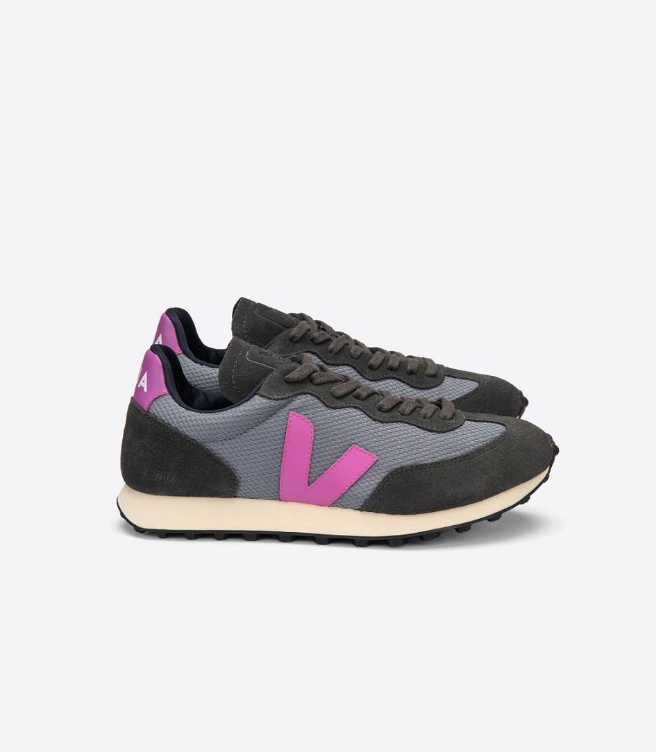 Veja Rio Branco Alveomesh Women\'s Trainers Concrete Ultraviolet | SME142397