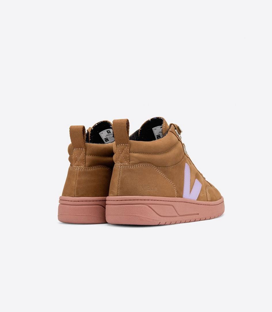 Veja Roraima Nubuck Women's Trainers Brown Lavande | GAO871039