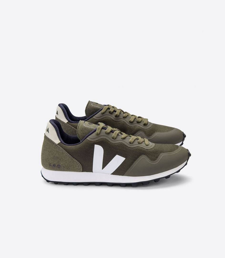 Veja Sdu B-mesh Men\'s Sneakers Olive White Natural | LRE680947