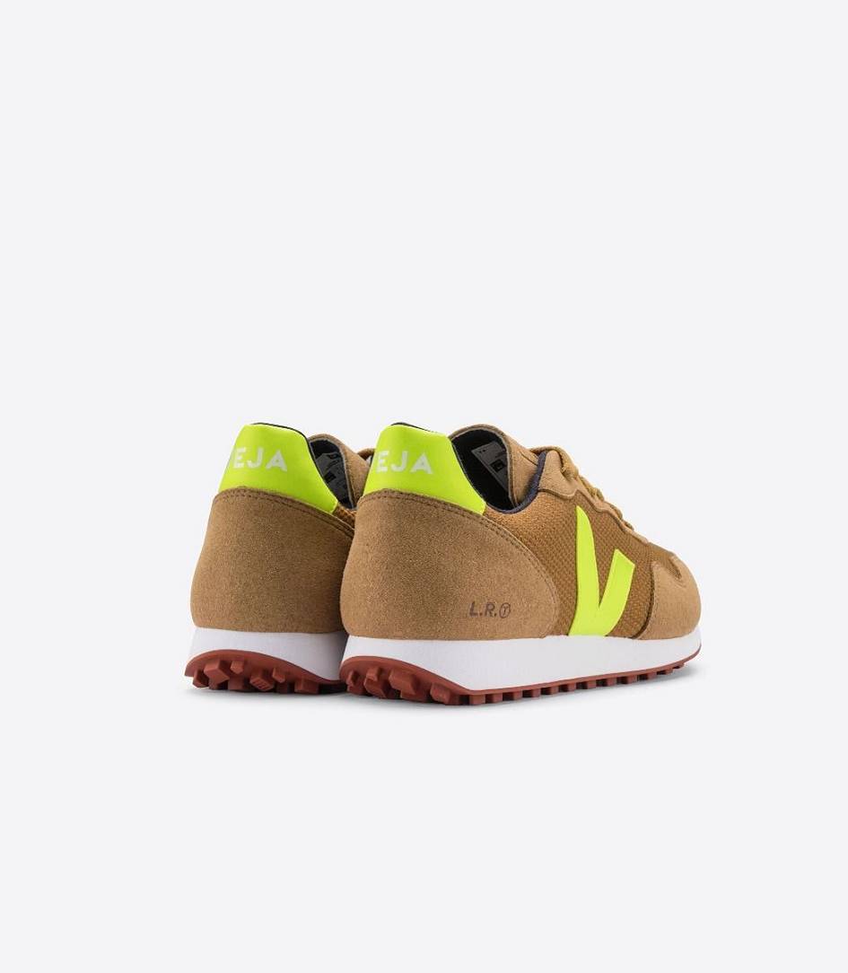 Veja Sdu B-mesh Men's Trainers Tent Jaune Fluo | PNO205361