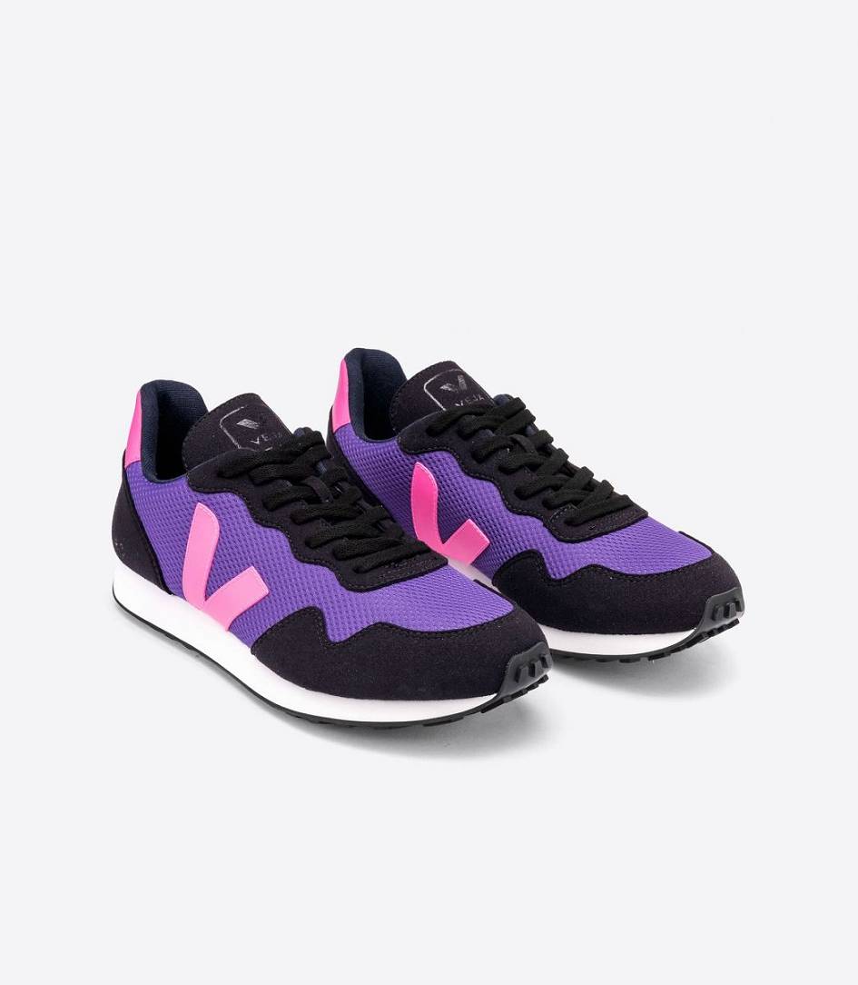 Veja Sdu Rec Alveomesh Women's Trainers Purple Sari Black | GKA573182