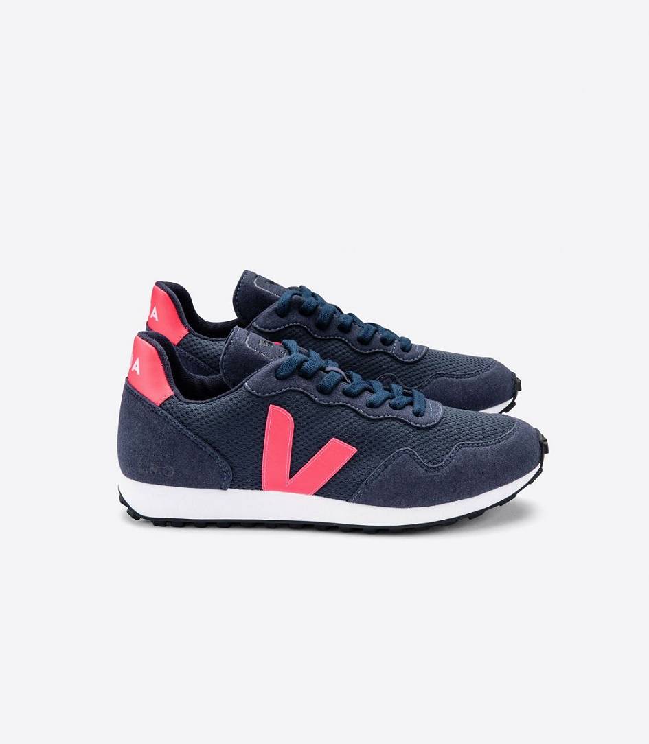 Veja Sdu Rec Alveomesh Women\'s Trainers Nautico Rose Fluo | NUY241037