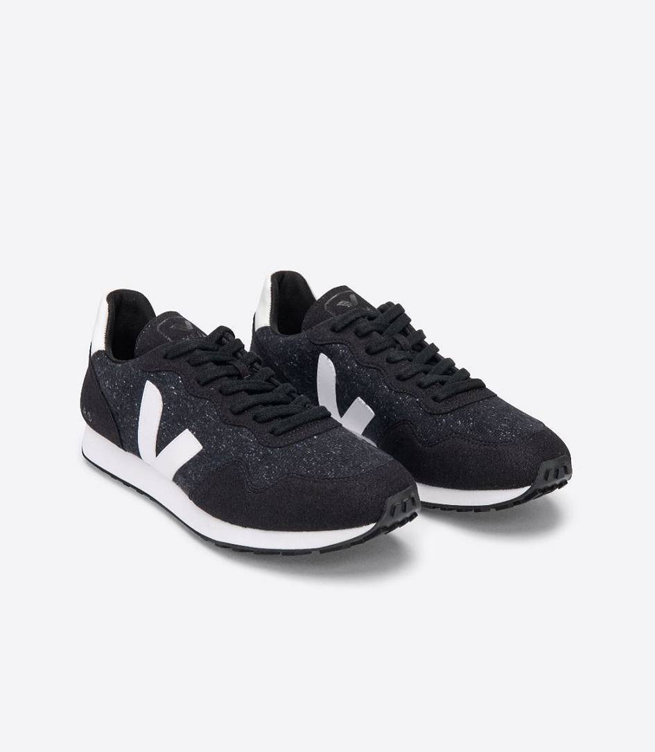 Veja Sdu Rec Flannel Women's Trainers Dark White | AEZ871456