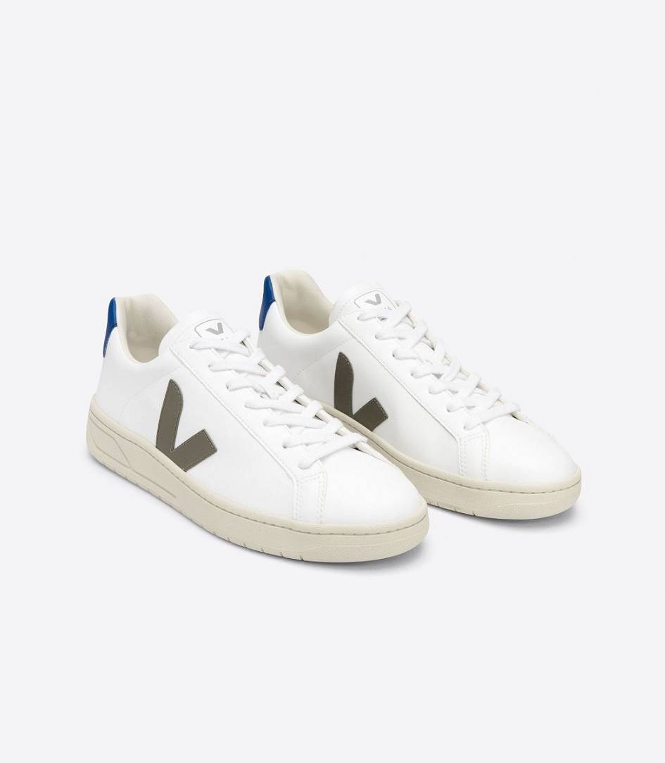 Veja Urca Cwl Men's Trainers White Kaki Indigo | QVD346809