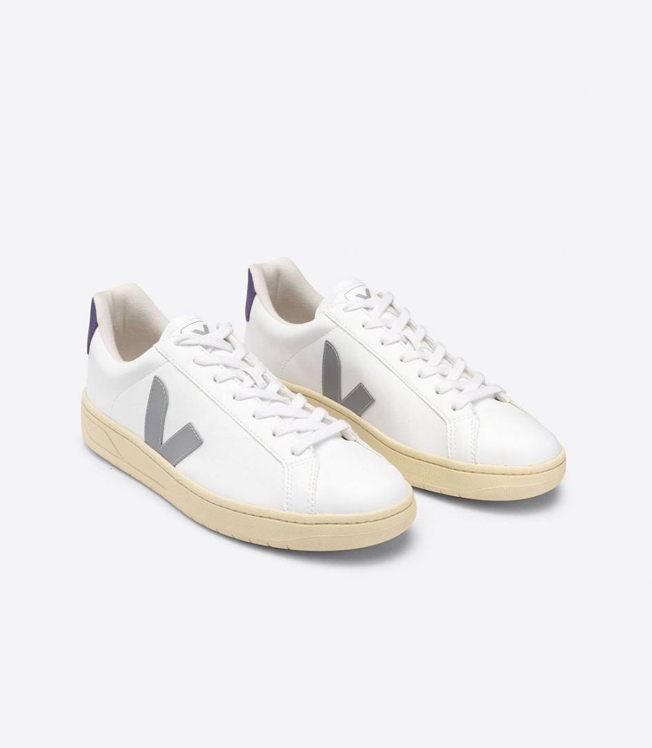 Veja Urca Cwl Men's Trainers White Oxford-Grey Purple | PWD706923