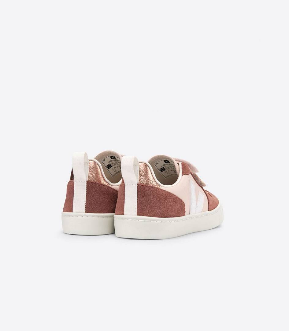 Veja V-10 Chromefree Kids' Sneakers Petale Multico | JYG302851