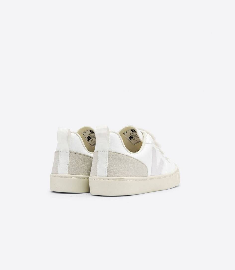 Veja V-10 Cwl Kids' Sneakers White Natural | GLR294586