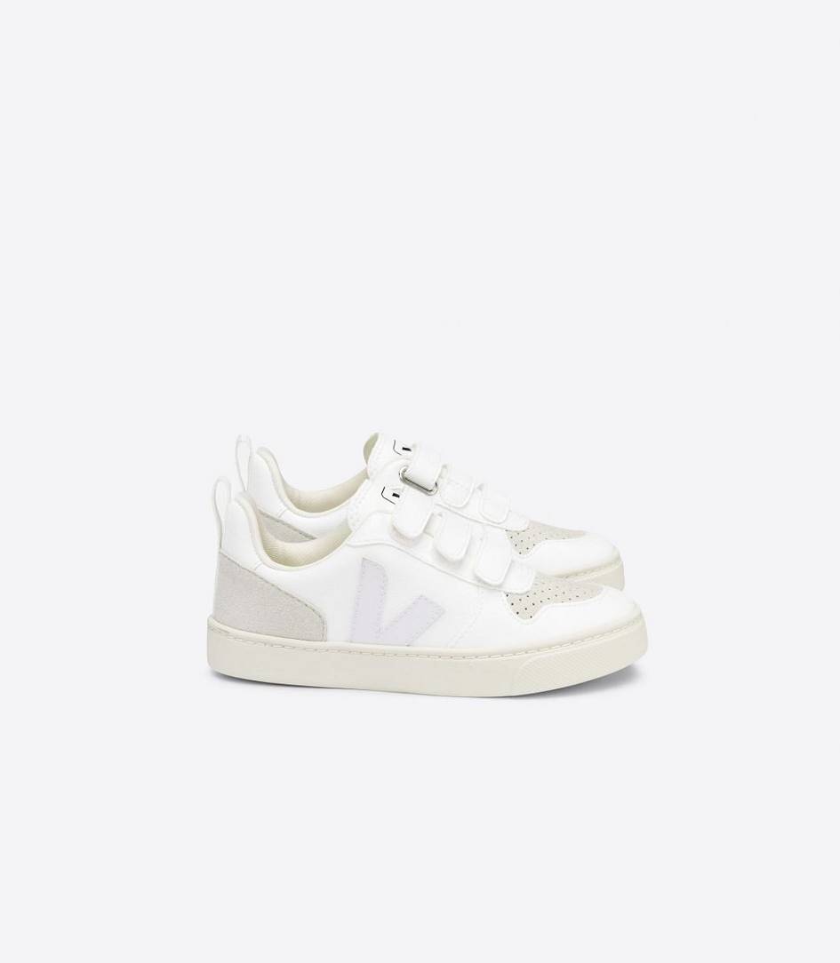 Veja V-10 Cwl Kids\' Sneakers White Natural | GLR294586