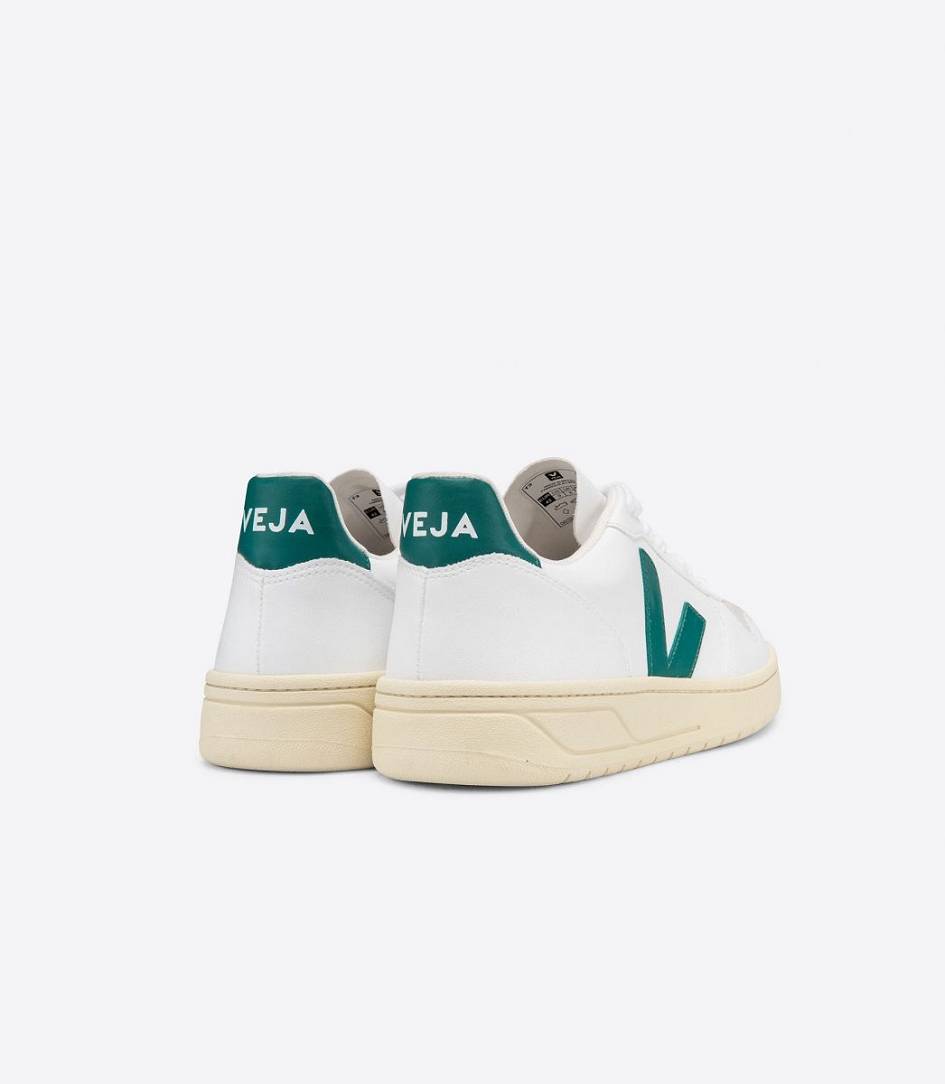 Veja V-10 Cwl Men's Sneakers White Brittany Butter Sole | SBC376901