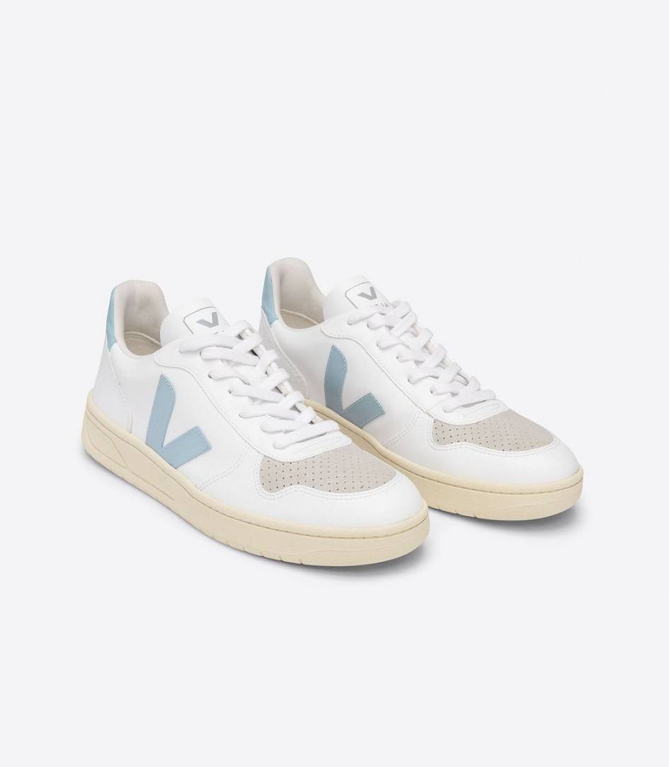 Veja V-10 Cwl Men's Sneakers White Steel Butter Sole | AVO947815